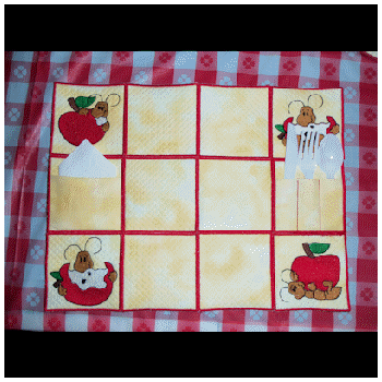 Hungry Ant Place Mat ITH 4x4