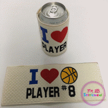 I Love Basketball Player w-No ITH Wrap-6x10