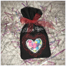 I Love You Valentine ITH Candy Pouch