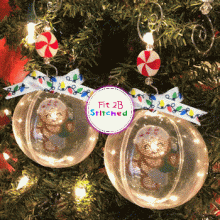 Icing Gingerbread Floating FSL Orn 2 Sizes