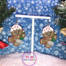 Icing Gingerbread FSL Earring Set