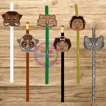 Icy Friend ITH Pencil-Straw Buddy Set 1