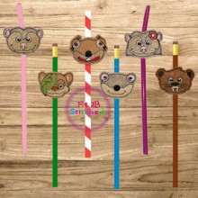 Icy Friend ITH Pencil-Straw Buddy Set 2