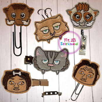 Icy Friends ITH Feltie Set 1