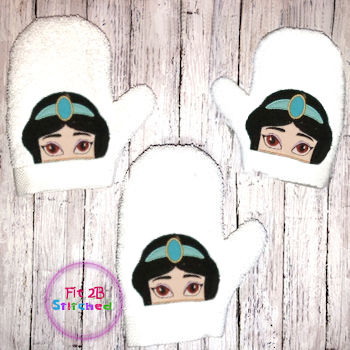 Jazz Princess Bath Mitt ITH 5x7