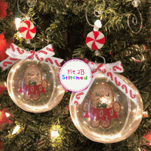 Joy Gingerbread Floating FSL Orn 2 Sizes