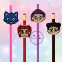 KPop Hunters ITH Pencil-Straw Buddy Set 1