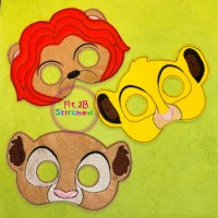 King Of The Jungle ITH Kid Mask Set 1