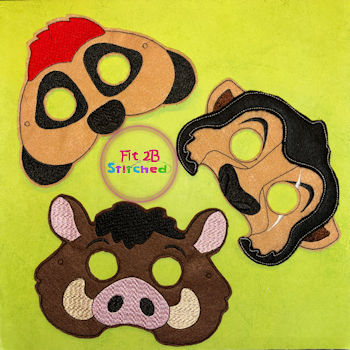 King Of The Jungle ITH Kid Mask Set 2