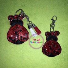 Ladybug ITH Shaker Tag 2 Sizes