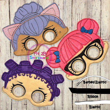 Laughing Doll ITH Kid Mask Set 3