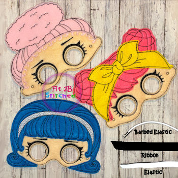 Laughing Doll ITH Kid Mask Set 4