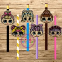 Laughing Doll ITH Pencil-Straw Buddy Set 1