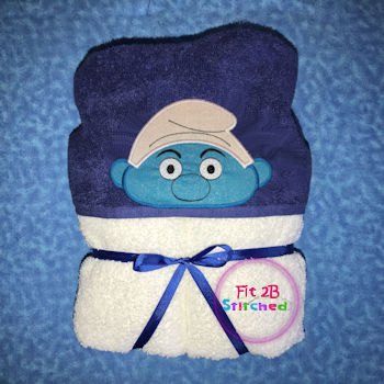 Lil Blue Guy 2 Towel Hoodie