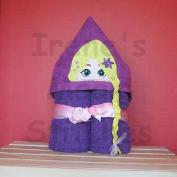 Long Haired Princess Towel Hoodie