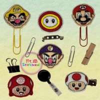 Mario Crew ITH Feltie Set 1