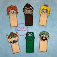 Mario Crew ITH Finger Puppet Set 2