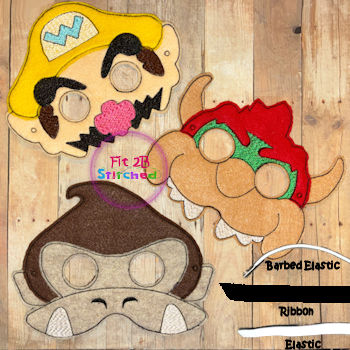 Mario Crew ITH Kid Mask Set 4