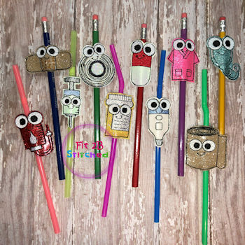 Medical Pencil-Straw Buddy Set ITH