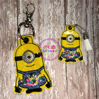 Minion Boy 1 ITH Shaker Tag 2 Sizes