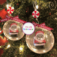 Mr Claus Floating FSL Orn 2 Sizes