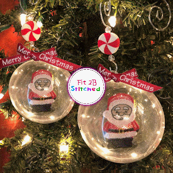 Mr Claus Floating FSL Orn 2 Sizes