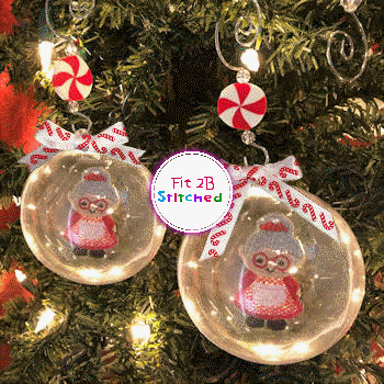 Mrs Claus Floating FSL Orn 2 Sizes