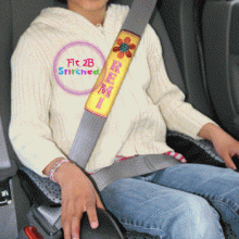 Name It ITH Seat Belt Wrap With Alpha. 5x7