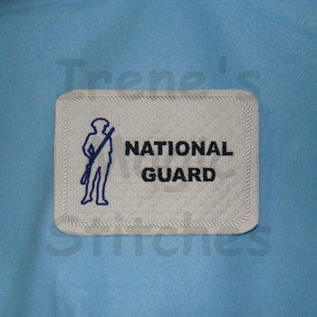 National Guard ITH Mug Rug-5x7