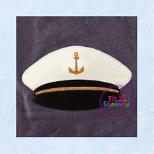 Navy Hat Flasher Appl. 2 Sizes
