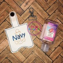 Navy ITH 2 Oz. Sanitizer Case 5x7