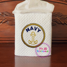 Navy ITH Tissue Cover