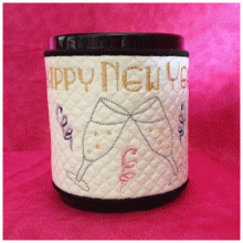 New Year Mug Cozy ITH 5x7