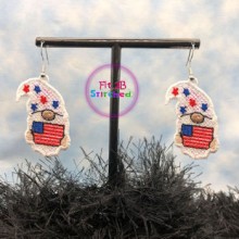 Patriotic Gnome FSL Earring Set