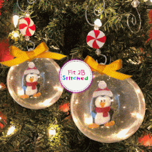 Penguin Floating FSL Orn 2 Sizes