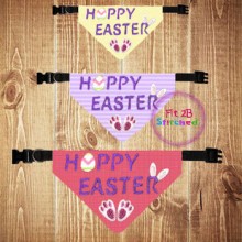 Pet Over Collar Bandana ITH 3 Sz-Hoppy Easter
