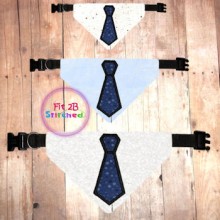 Pet Over Collar Bandana ITH 3 Sz-Neck Tie Shirt