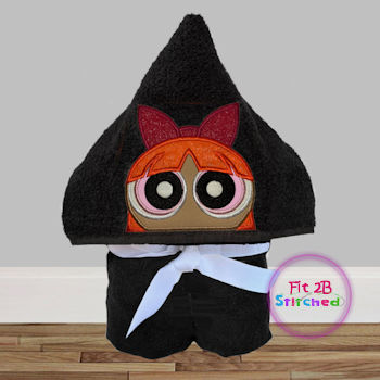 Power Girl 1 Towel Hoodie