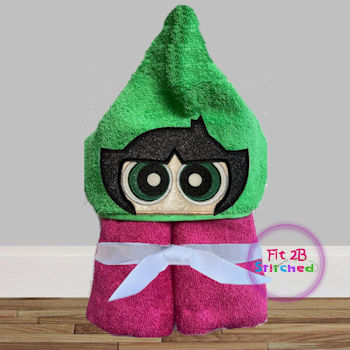 Power Girl 2 Towel Hoodie