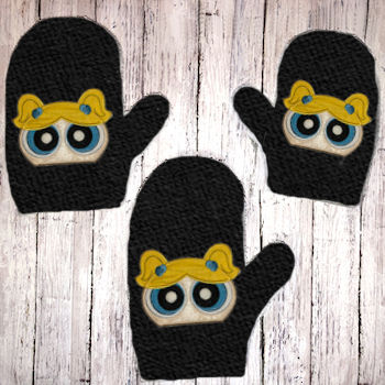 Power Girl 3 Bath Mitt ITH 5x7