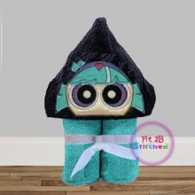 Power Girl 4 Towel Hoodie
