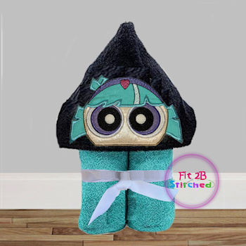 Power Girl 4 Towel Hoodie