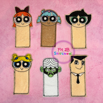 Power Girls ITH Finger Puppet Set 1