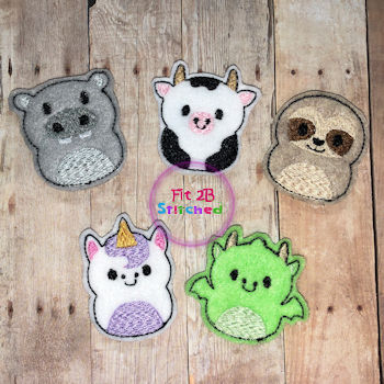 Pudgie Pals ITH Feltie Set 1