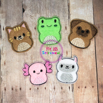 Pudgie Pals ITH Feltie Set 2