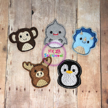 Pudgie Pals ITH Feltie Set 4