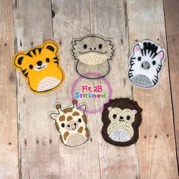 Pudgie Pals ITH Feltie Set 6