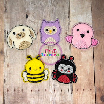 Pudgie Pals ITH Feltie Set 7