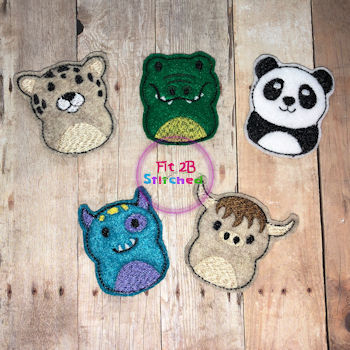 Pudgie Pals ITH Feltie Set 8