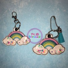 Rainbow ITH Shaker Tag 2 Sizes